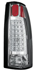 1999-2000 Cadillac Escalade + 1992-1999 Chevy Blazer Suburban Tahoe Yukon IPCW LED Tail Lights Clear