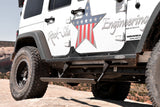 2007-2017 Jeep Wrangler (2 Door Models) Step-Sliders - Rock Sliders w/ Electric Step and Body Armor by Rock Slide Engineering