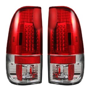 2008-2016 Ford F-250 Superduty F-350 F-450 Red Recon LED Tail Lights