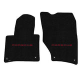 2016-2017 Porsche Cayenne "Porsche Logo" Ultimat FRONT Seat Floor Mats (Black) by Lloyd Mats