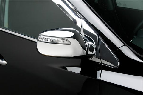 2010-2013 Hyundai Tucson IX  Chrome Mirror Bracket Molding Covers by Putco