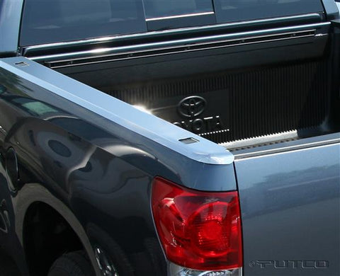 2007-2013 Toyota Tundra Crew Max (5 1/2' Bed) Putco Stainless Steel Truck Bed Caps (w/ holes) (Pair)