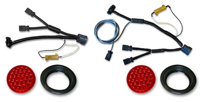 2007-2016 Jeep Wrangler LED Tail Light Kit (Includes Wiring Harnesses) by Poison Spyder Customs