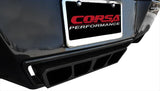 2014-2018 Chevy Corvette C7 6.2 V8 Polygon "Tail Light" Tip Corsa Sport Valve-Back Exhaust BLACK