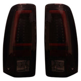 1999-2006 Chevy Silverado GMC Sierra Red/Smoked Recon LED Tail Lights