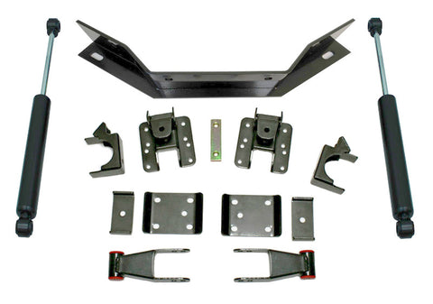 MaxTrac 3-4" ADJ. REAR FLIP KIT, CARR. BEARING, MAXTRAC SHOCKS