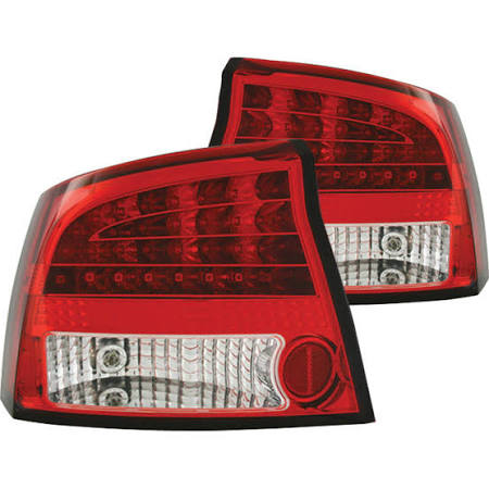 2006-2008 Dodge Charger Red LED Tail Lights (Pair) by IPCW 