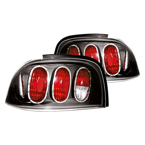 IPCW Tail Lights Black 1994-1998 Ford Mustang
